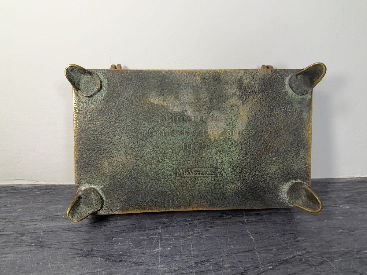 Bronze Box By Max Le Verrier-photo-3