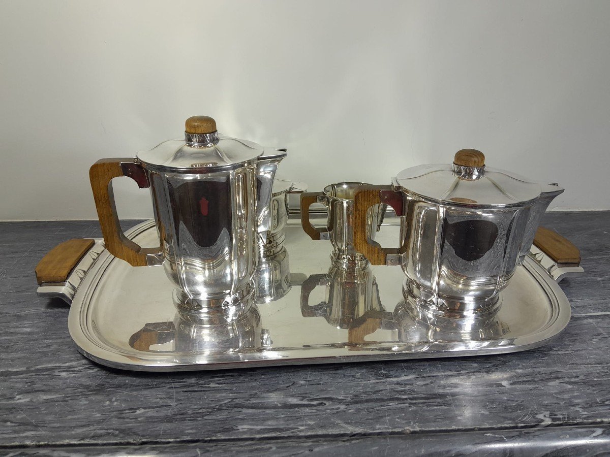 Ercuis, Art Deco Tea And Coffee Service-photo-4