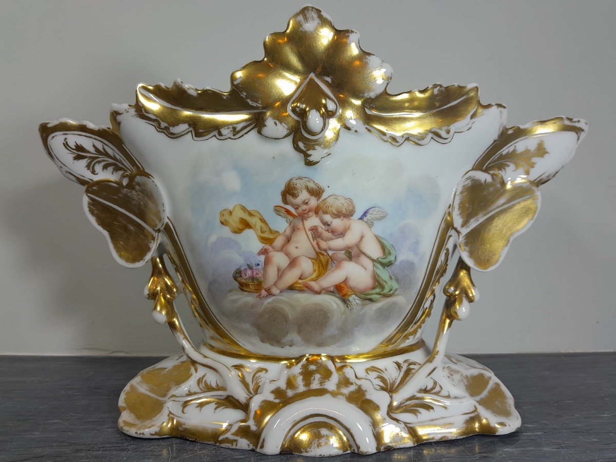 Porcelaine De Paris , Grand Vase d'église