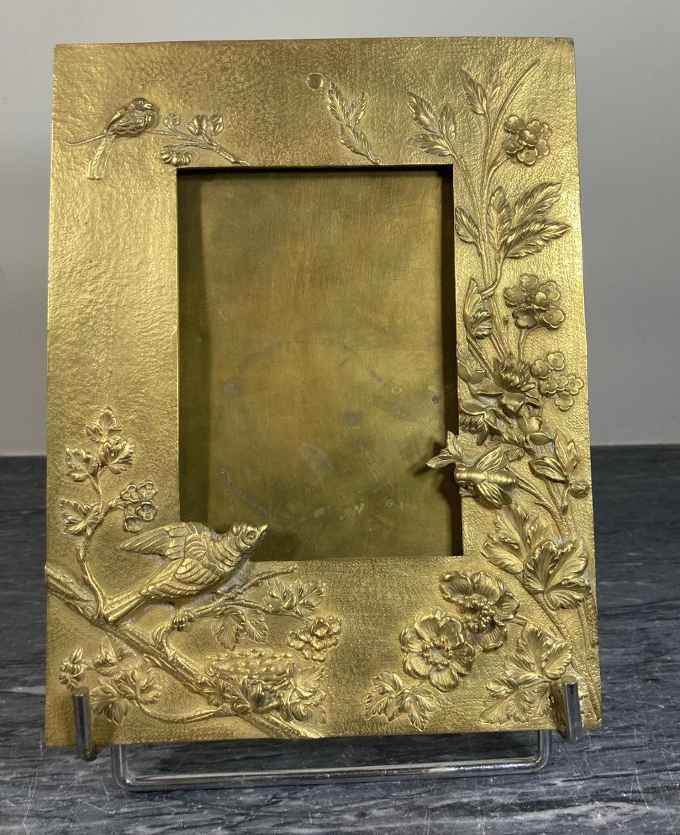 Art Nouveau, Bronze Photo Frame