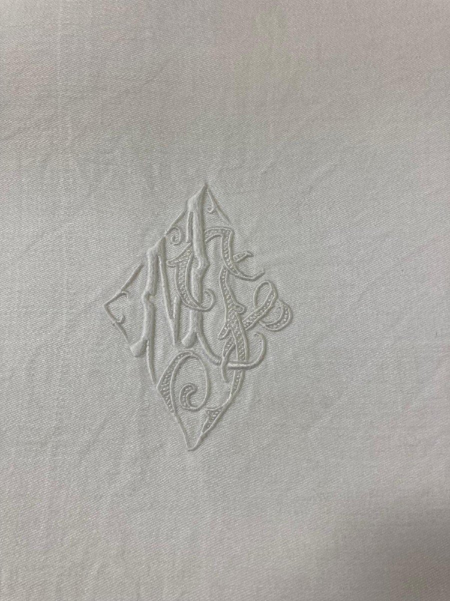 Set Of 24 Monogrammed Napkins  -photo-4