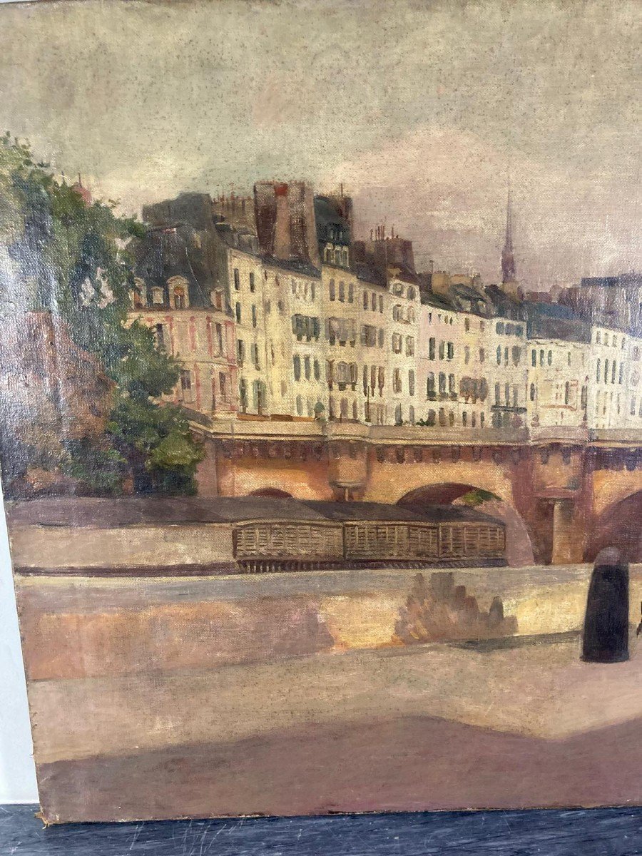 Hst, Paris, The Pont Neuf-photo-3