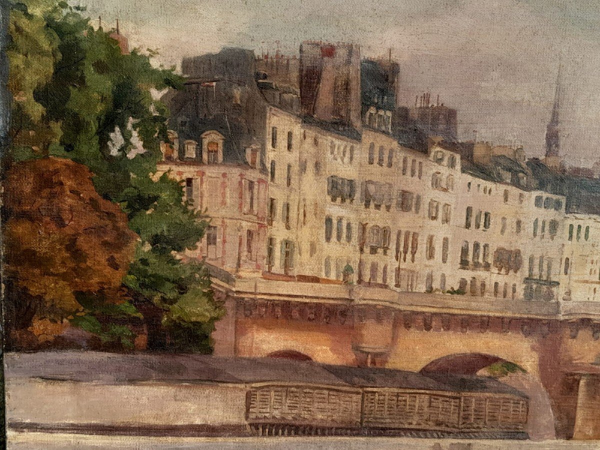 Hst, Paris, The Pont Neuf-photo-2