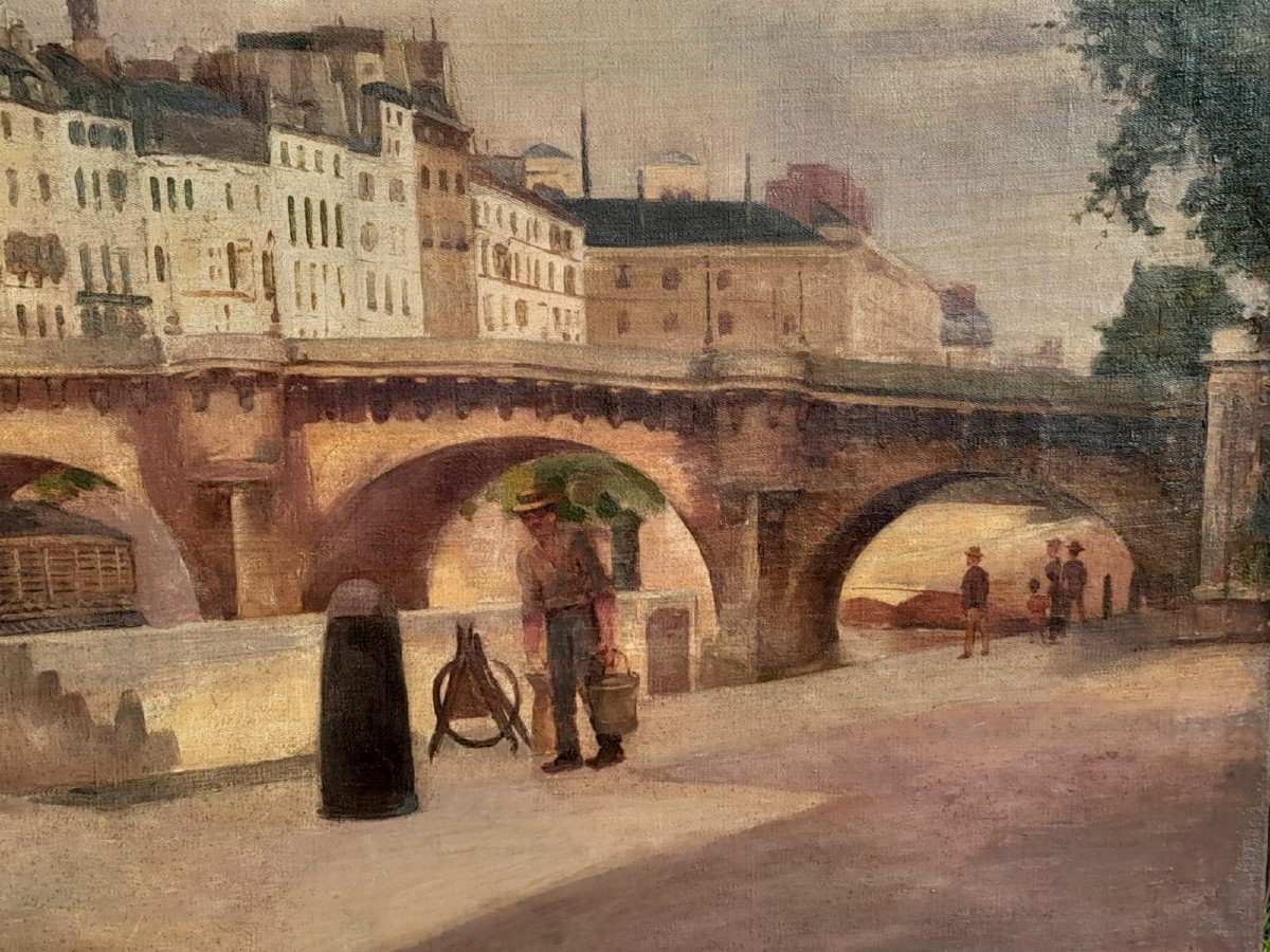 Hst, Paris, Le Pont Neuf