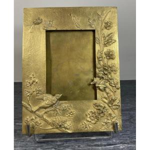 Art Nouveau, Bronze Photo Frame