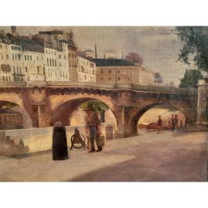 Hst, Paris, Le Pont Neuf