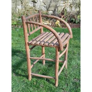 Folk Art Wooden Chair