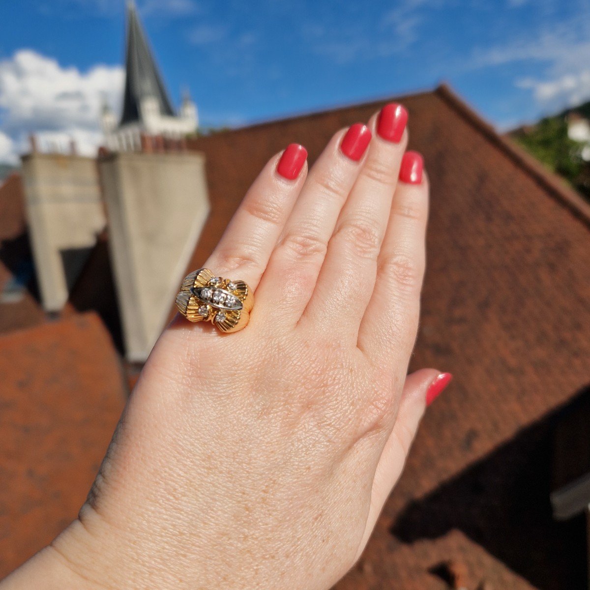 Bague Tank Noeud Striée-photo-4