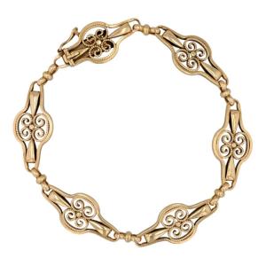  Old Filigree Gold Bracelet