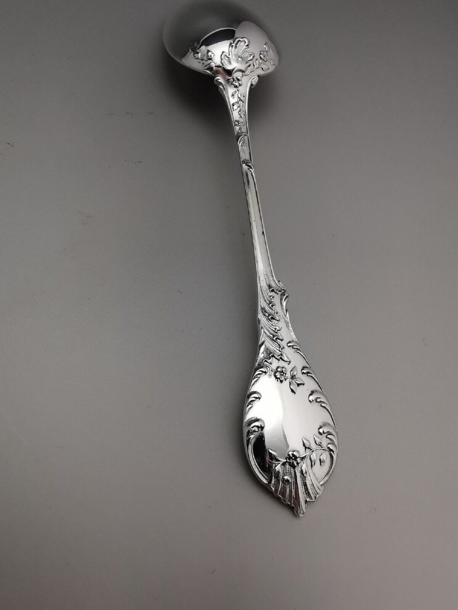 Puiforcat - 6 Teaspoons - Silver Minerve-photo-4