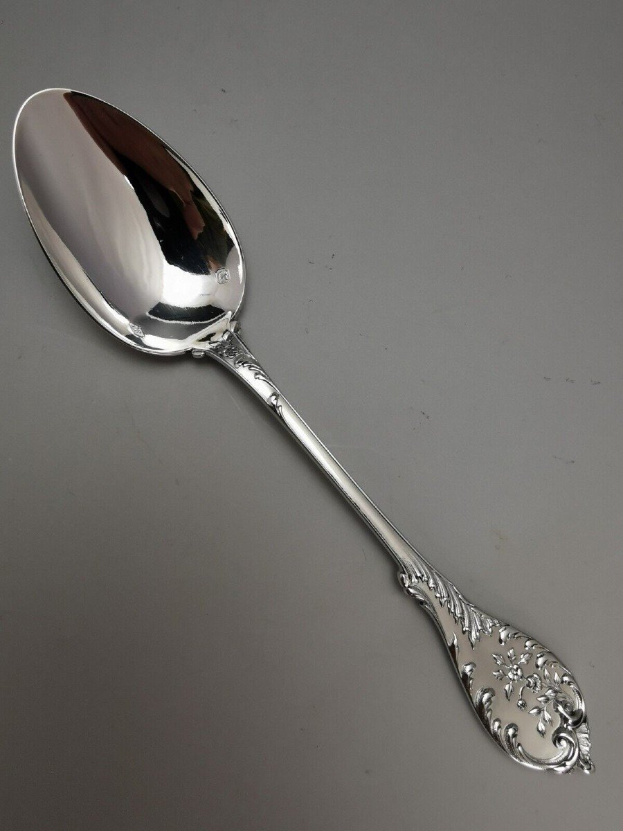 Puiforcat - 6 Teaspoons - Silver Minerve-photo-1