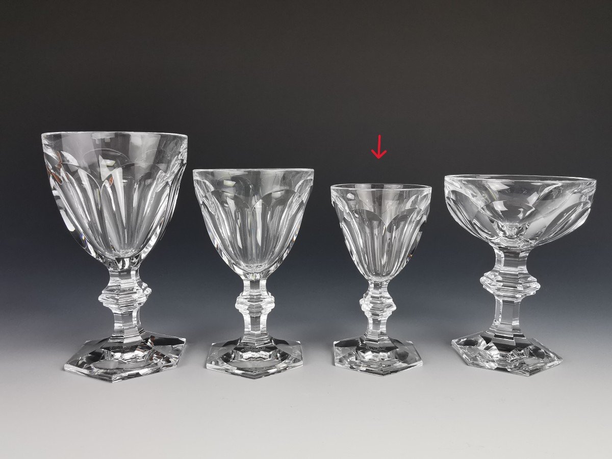 Baccarat - Harcourt 1841 - 6 Verres à Vin  Cristal Taille M (12,4cm) - Etat Neuf-photo-2