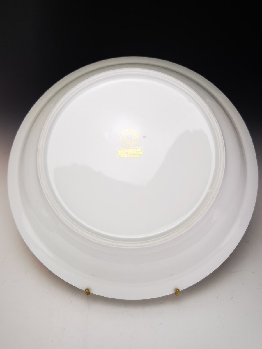 Ch.field Haviland & C. Parlon - "roses d'Or" - Plat De Service Rond Creux ø 29cm-photo-4