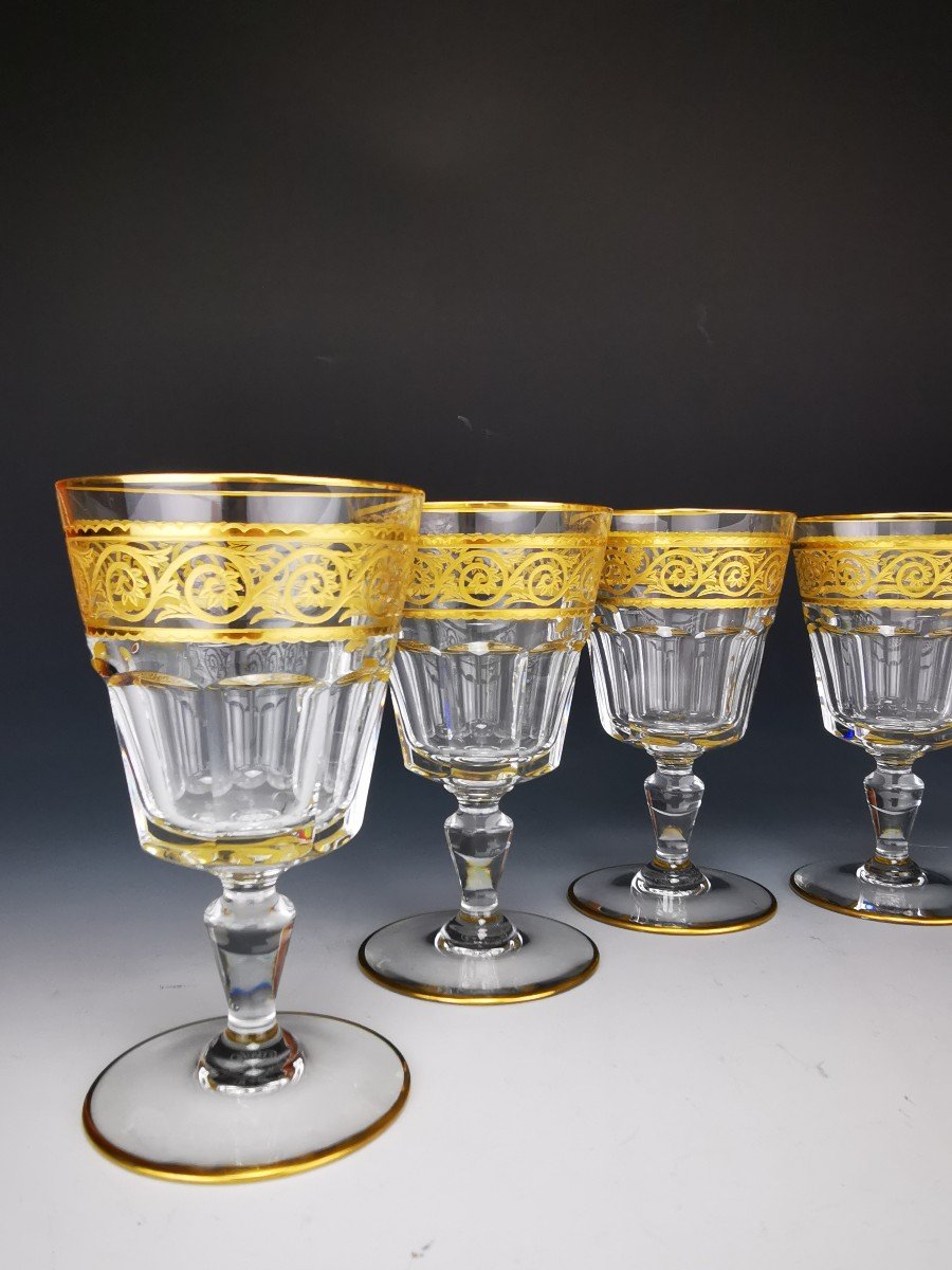 Baccarat - Eldorado - 6 Crystal Water Glasses (14.6cm) - New Condition-photo-2