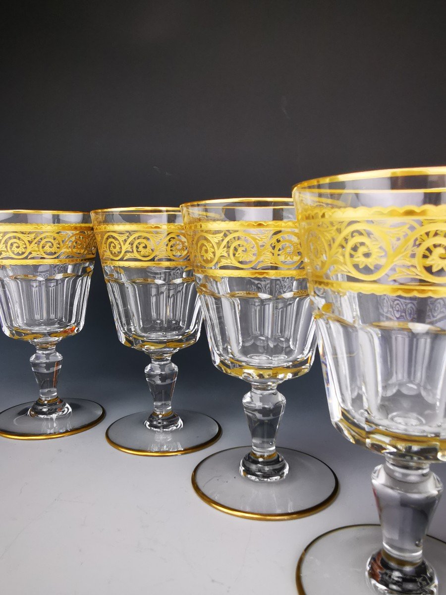 Baccarat - Eldorado - 6 Crystal Water Glasses (14.6cm) - New Condition-photo-3