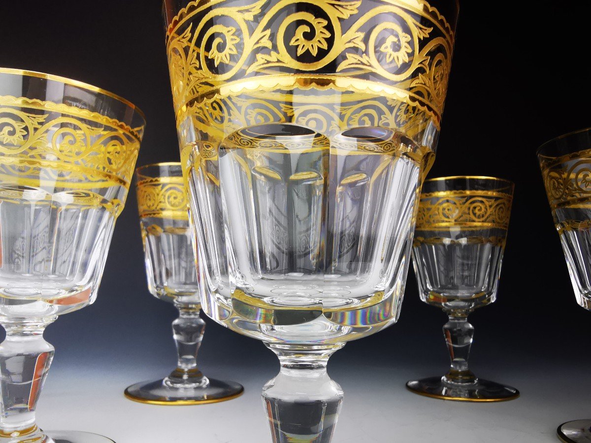 Baccarat - Eldorado - 6 Crystal Water Glasses (14.6cm) - New Condition-photo-1