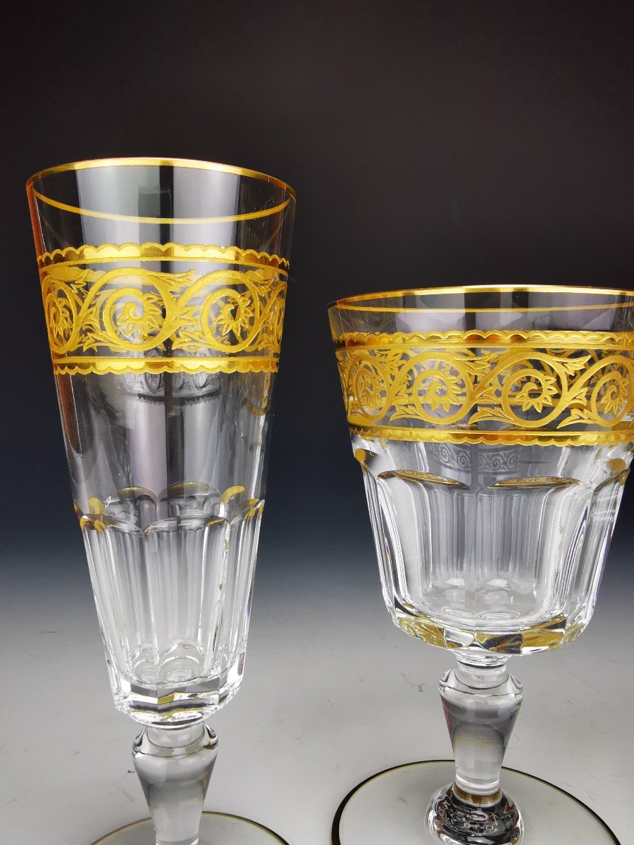 Baccarat - Eldorado - 6 Crystal Water Glasses (14.6cm) - New Condition-photo-4