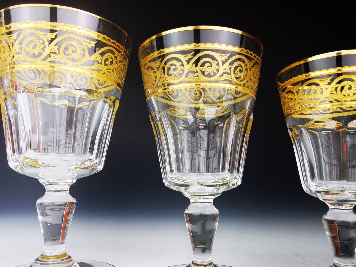 Baccarat - Eldorado - 6 Crystal Water Glasses (14.6cm) - New Condition-photo-5