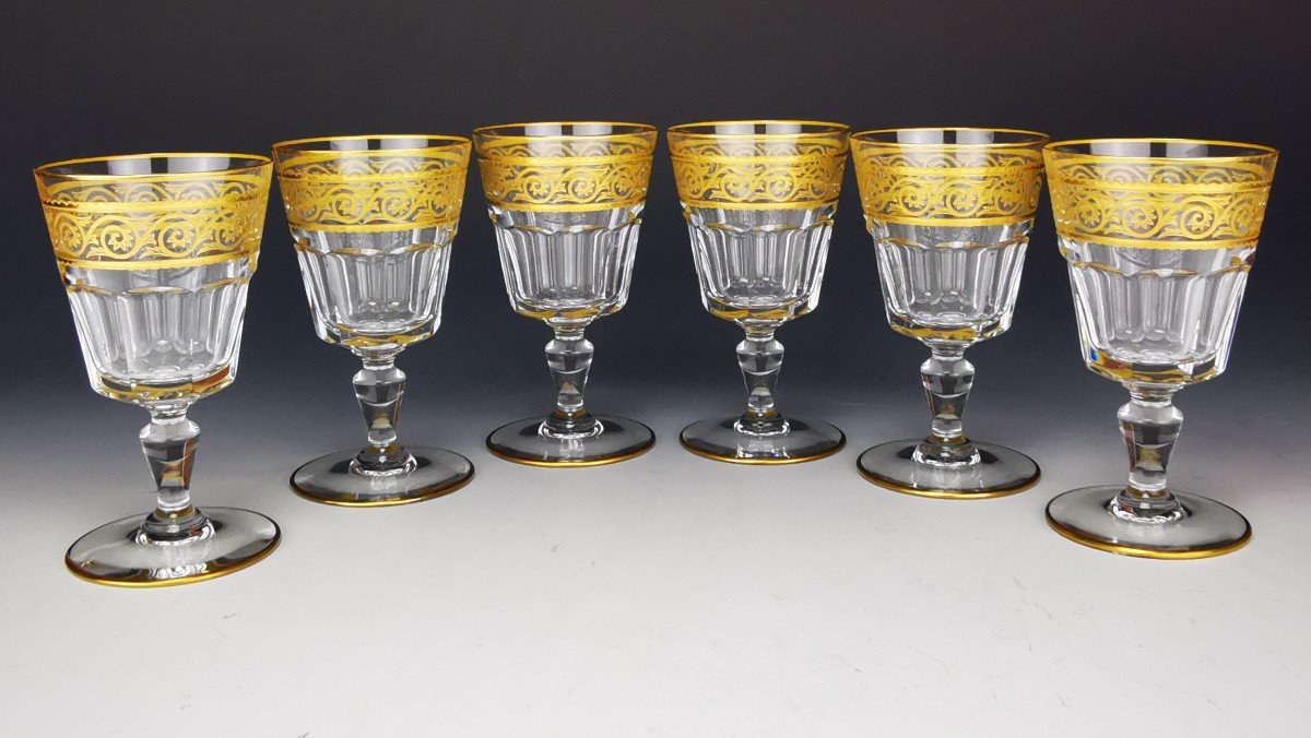 Baccarat - Eldorado - 6 Crystal Water Glasses (14.6cm) - New Condition