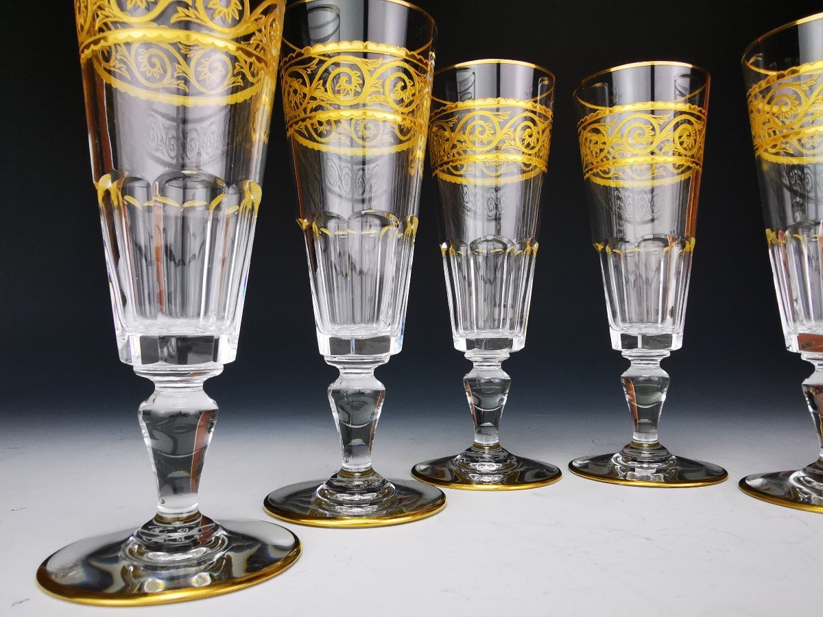 Baccarat - Eldorado - 6 Flûtes à Champagne (17 Cm) - Etat Neuf (12 dispo)-photo-2