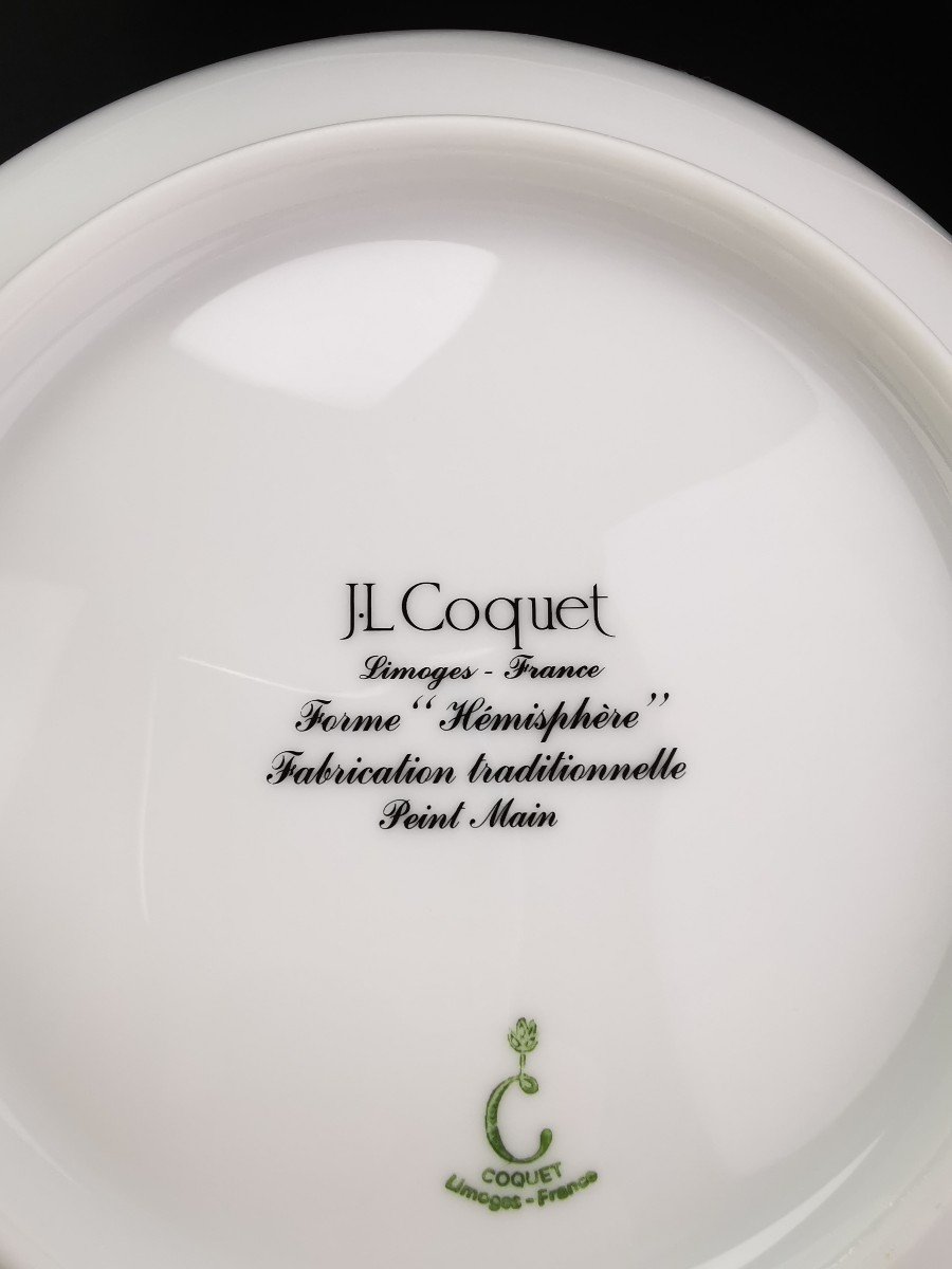 Jl Coquet - Hemisphere Collection - 6 Gold Salad Bowls Gm (19.5cm)-photo-1