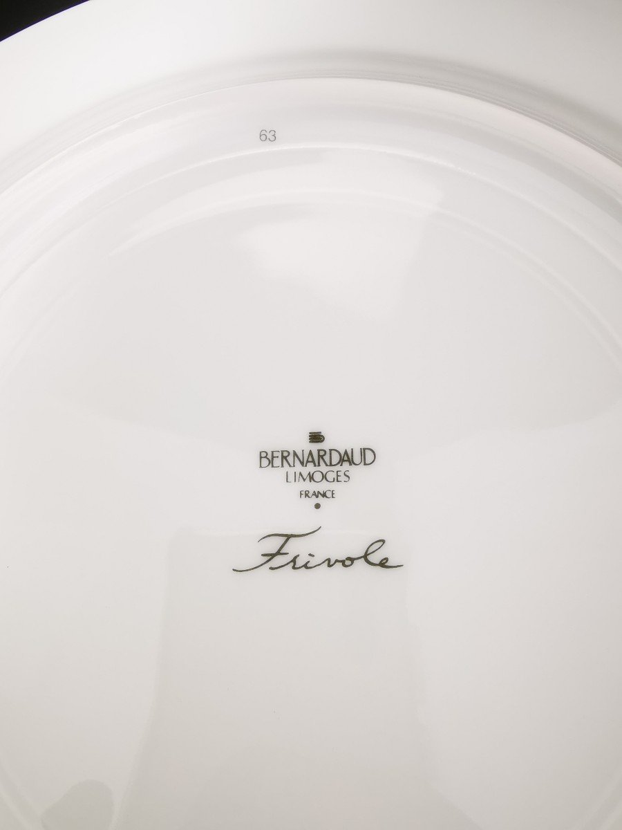 Bernardaud "frivole" - 1 Table Plate ø 26 Cm (31 Available)-photo-1