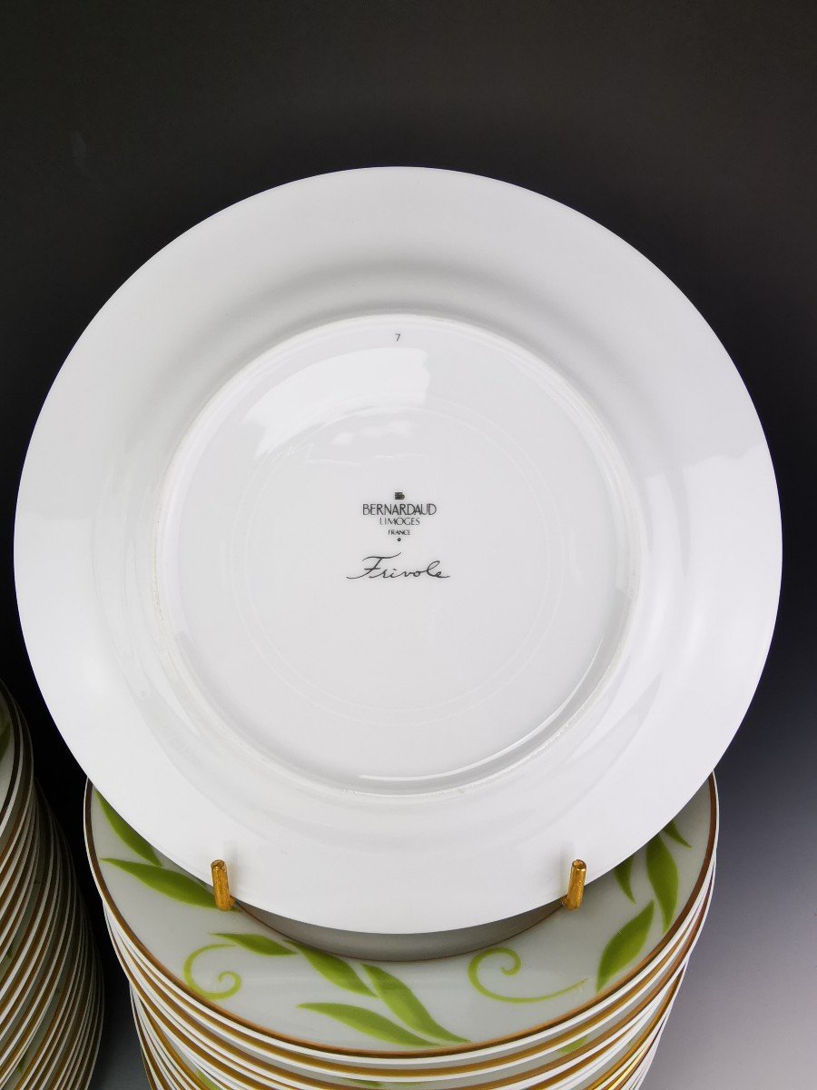 Bernardaud "frivole" - 1 Dessert Plate ø 21cm (42 Available)-photo-4