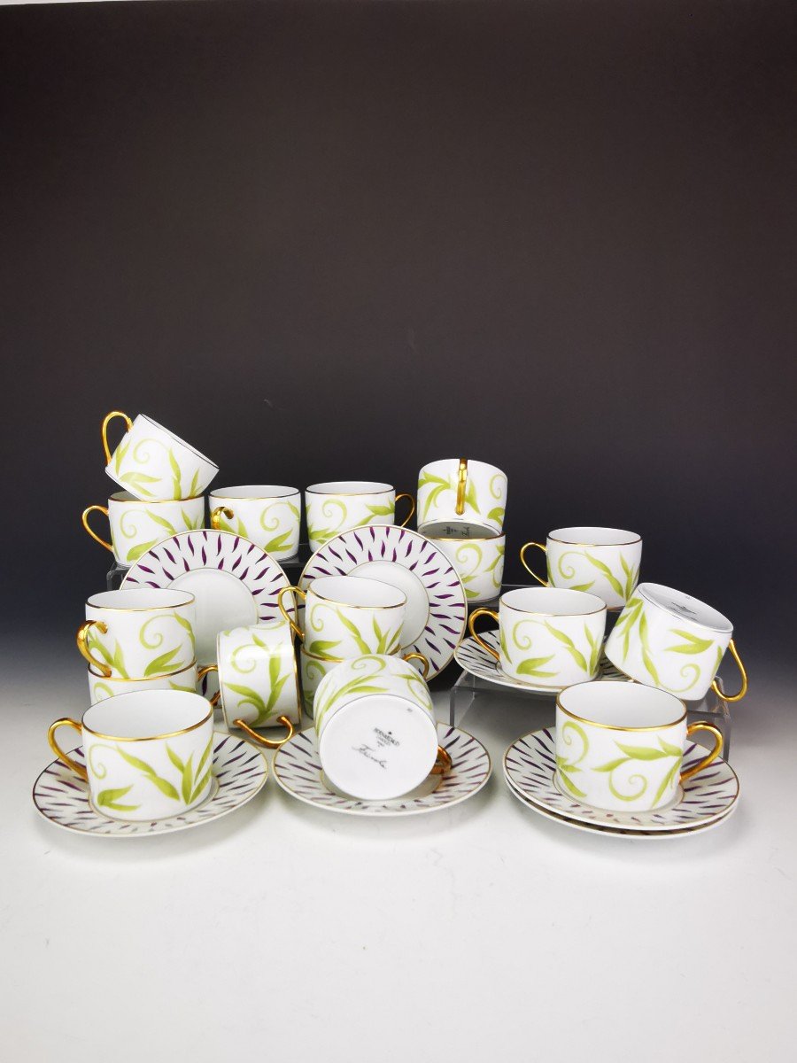 Bernardaud "frivole" - 1 Teacup + Saucer (29 Available)-photo-4