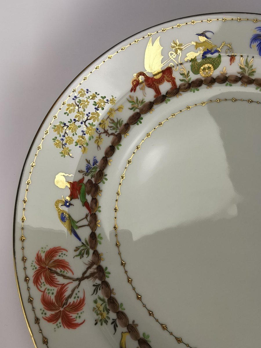 C. Le Tallec - "chinese Circus" - 1 Flat Serving Dish - Tiffany & Co. Model-photo-4