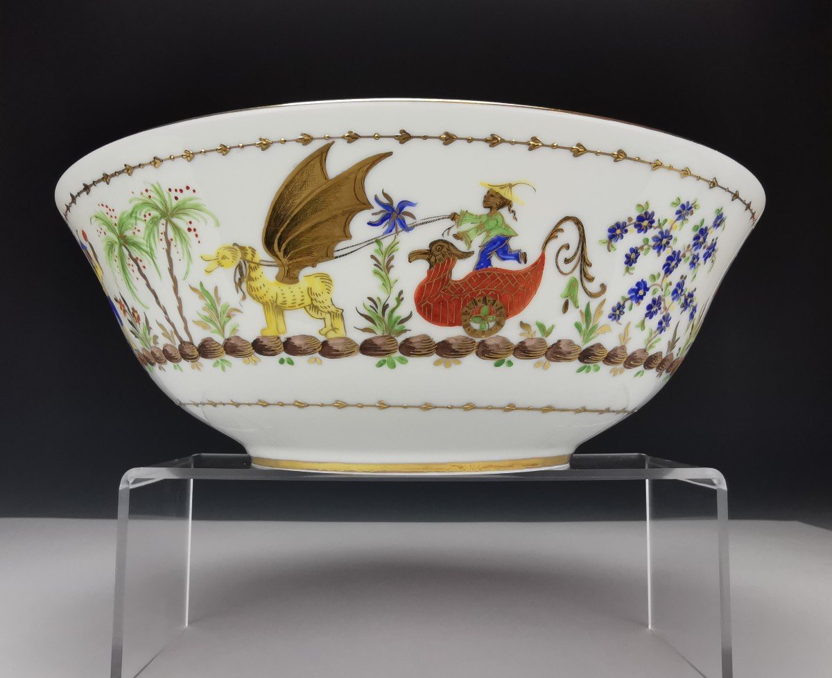 C. Le Tallec - "chinese Circus" - 1 Salad Bowl - Tiffany & Co. Model.