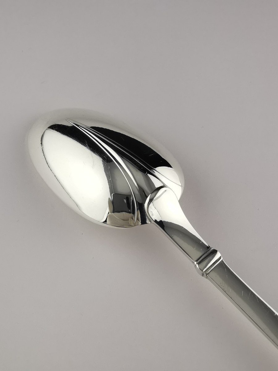 Puiforcat- "richelieu" - 6 Table Spoons - Minerva Silver-photo-4