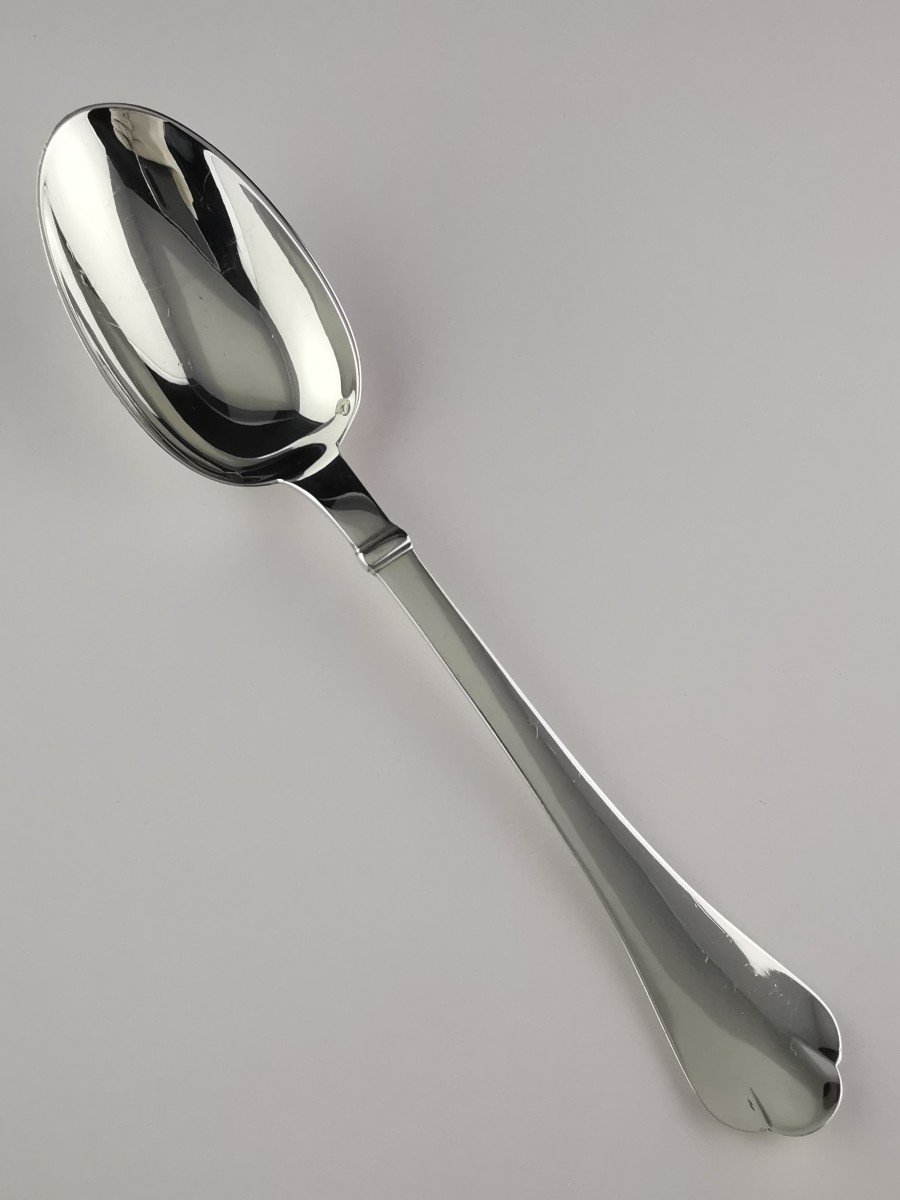 Puiforcat- "richelieu" - 6 Table Spoons - Minerva Silver