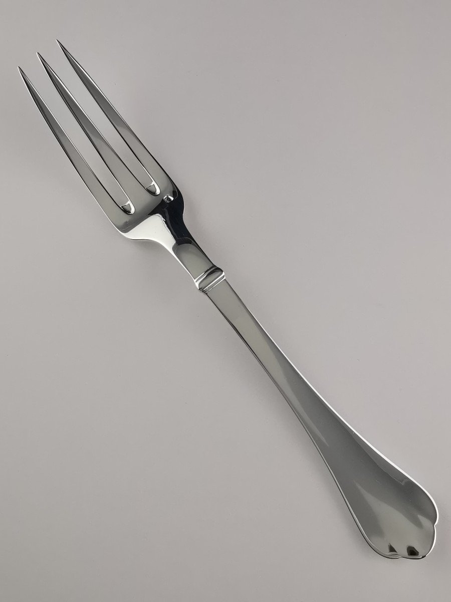 Puiforcat- "richelieu" - 6 Table Forks - Minerva Silver