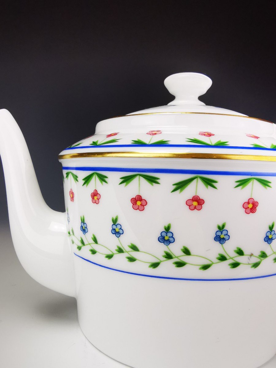 Limoges Céralene Sèvres "lafayette" - 1 Teapot - Raynaud)-photo-4