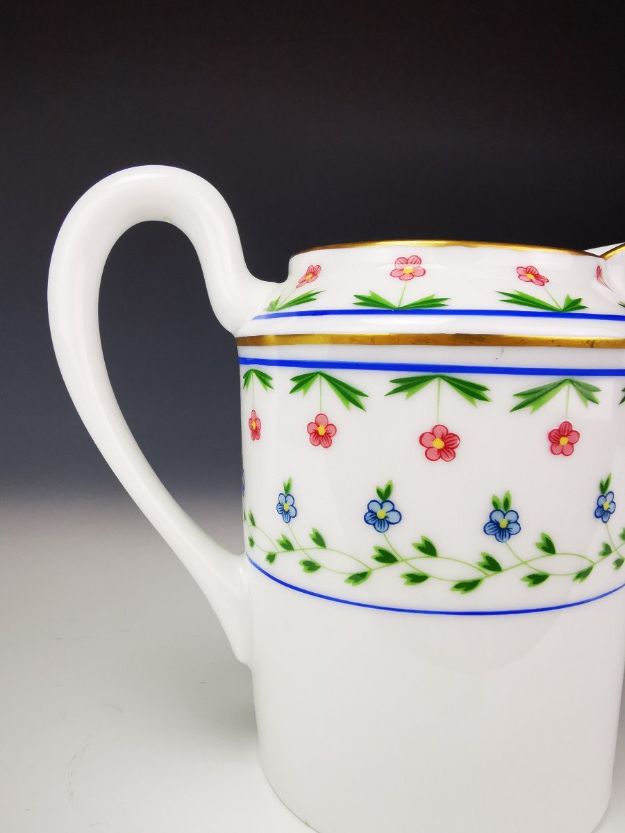 Limoges Céralene Sèvres "lafayette" - 1 Creamer Small Model H: 10cm (raynaud)-photo-2