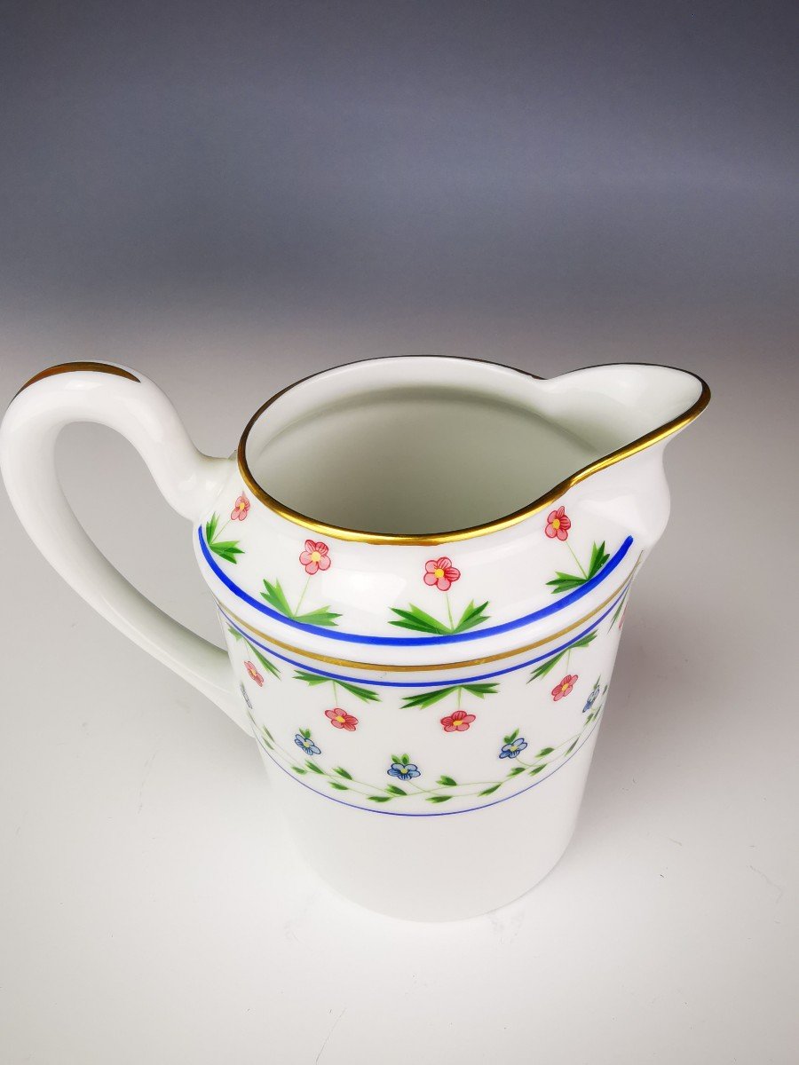 Limoges Céralene Sèvres "lafayette" - 1 Creamer Small Model H: 10cm (raynaud)-photo-4