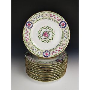 Haviland - Louveciennes - 12 Table Plates ø 25cm - (24 Available)