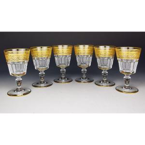 Baccarat - Eldorado - 6 Verres à Eau Cristal (14,6cm) - Etat Neuf