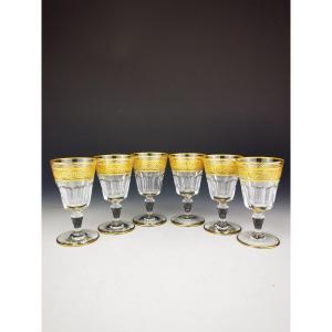 Baccarat - Eldorado - 6 Verres à Vin Blanc (12,2 Cm) - Etat Neuf (12 Dispo)