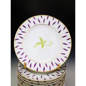 Bernardaud "frivole" - 1 Bread Plate ø 17 Cm (54 Available)