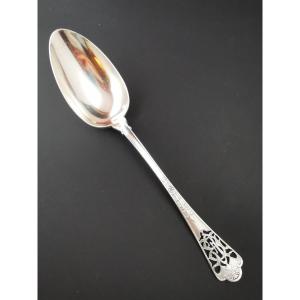 Puiforcat - "fer De Lance" - Large Serving Spoon - Silver