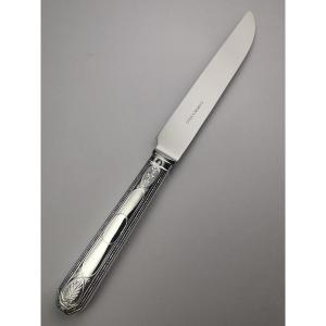 Christofle Et Cardeilhac - 6 Table Knives - Brienne - Silver