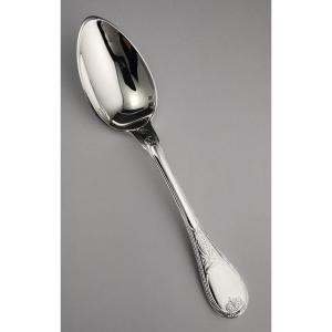 Christofle Et Cardeilhac - 4 Table Spoons Brienne Model - Sterling Silver