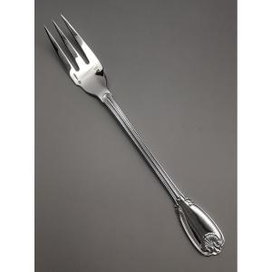 Christofle & Cardeilhac "sceaux" - Serving Fork - Minerva Silver