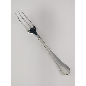 Puiforcat- "richelieu" - 5 Dessert Forks - Minerva Silver