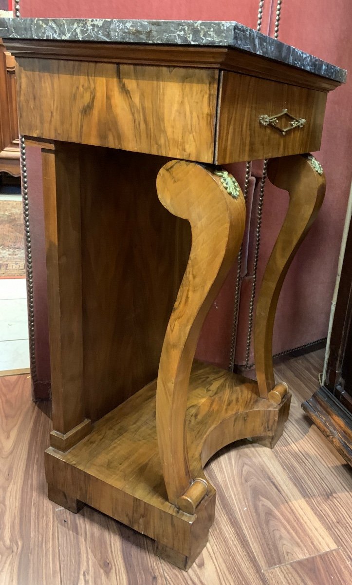 Small Empire Console In Walnut -photo-3