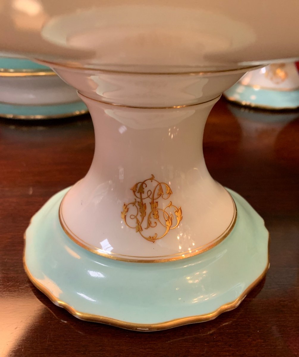 Napoleon III Porcelain Dessert Service -photo-1