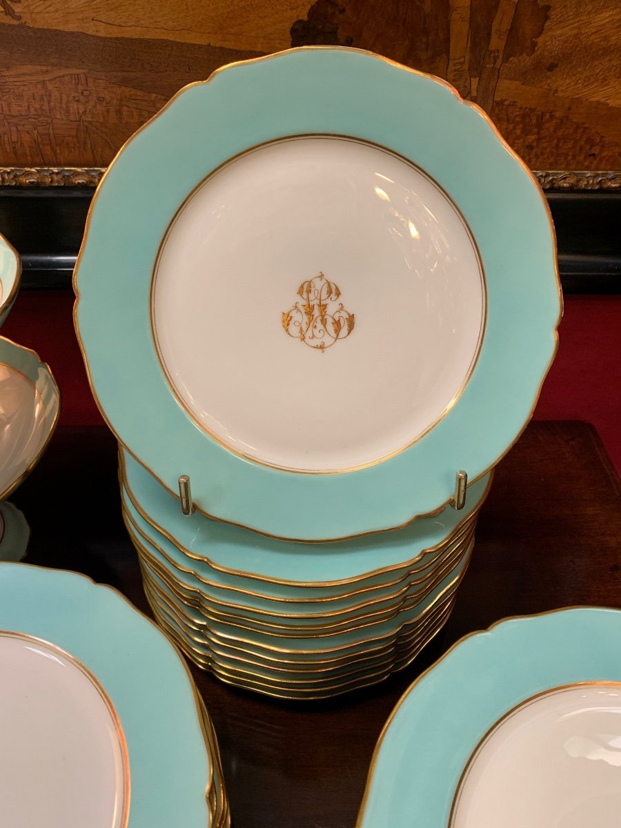 Napoleon III Porcelain Dessert Service 