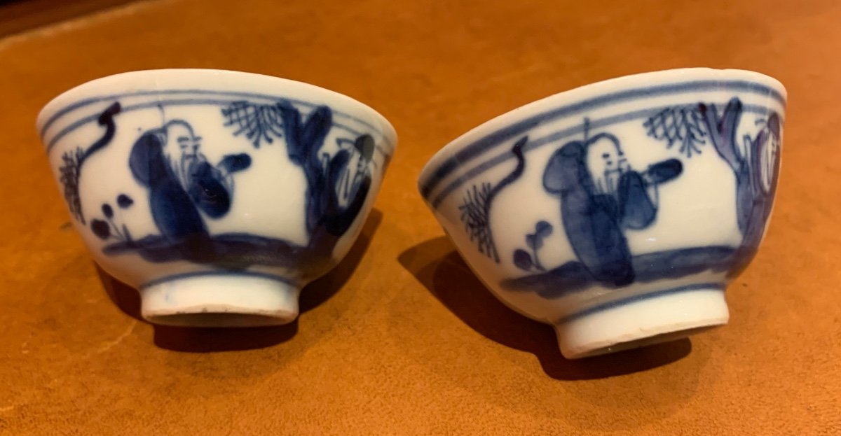 2 Chinese Porcelain Sorbets -photo-2