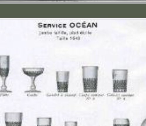 7 Baccarat Champagne Glasses, Ocean Model -photo-1